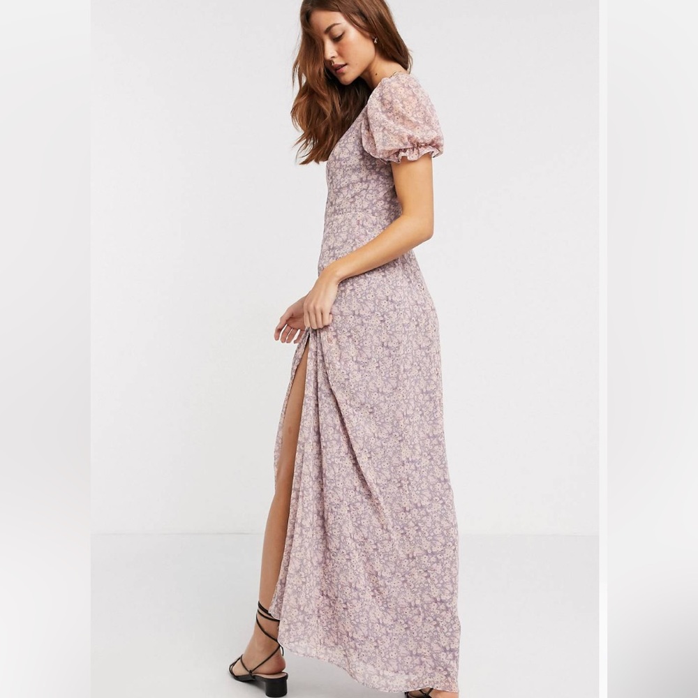 River Island Pink Purple Floral Dress
